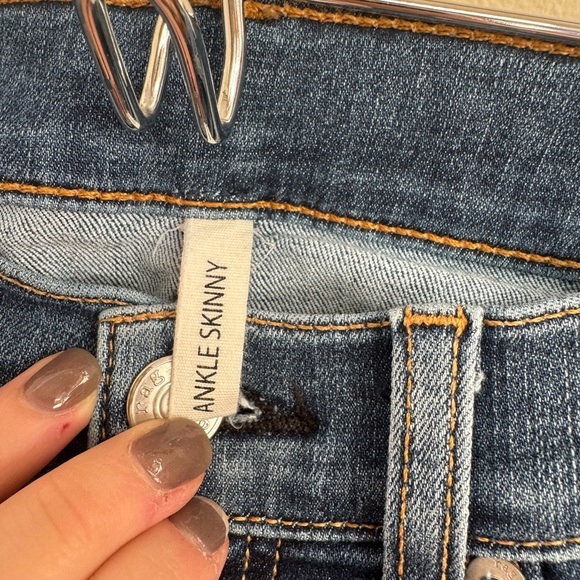 rag & bone Blue Skinny Jeans - Picture 2 of 7
